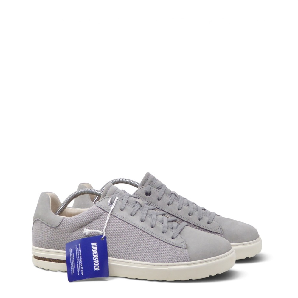 NEW Birkenstock Mens Bend Low Sneakers Shoes Gray Suede Mesh Lace Up 44 / 11 Reg